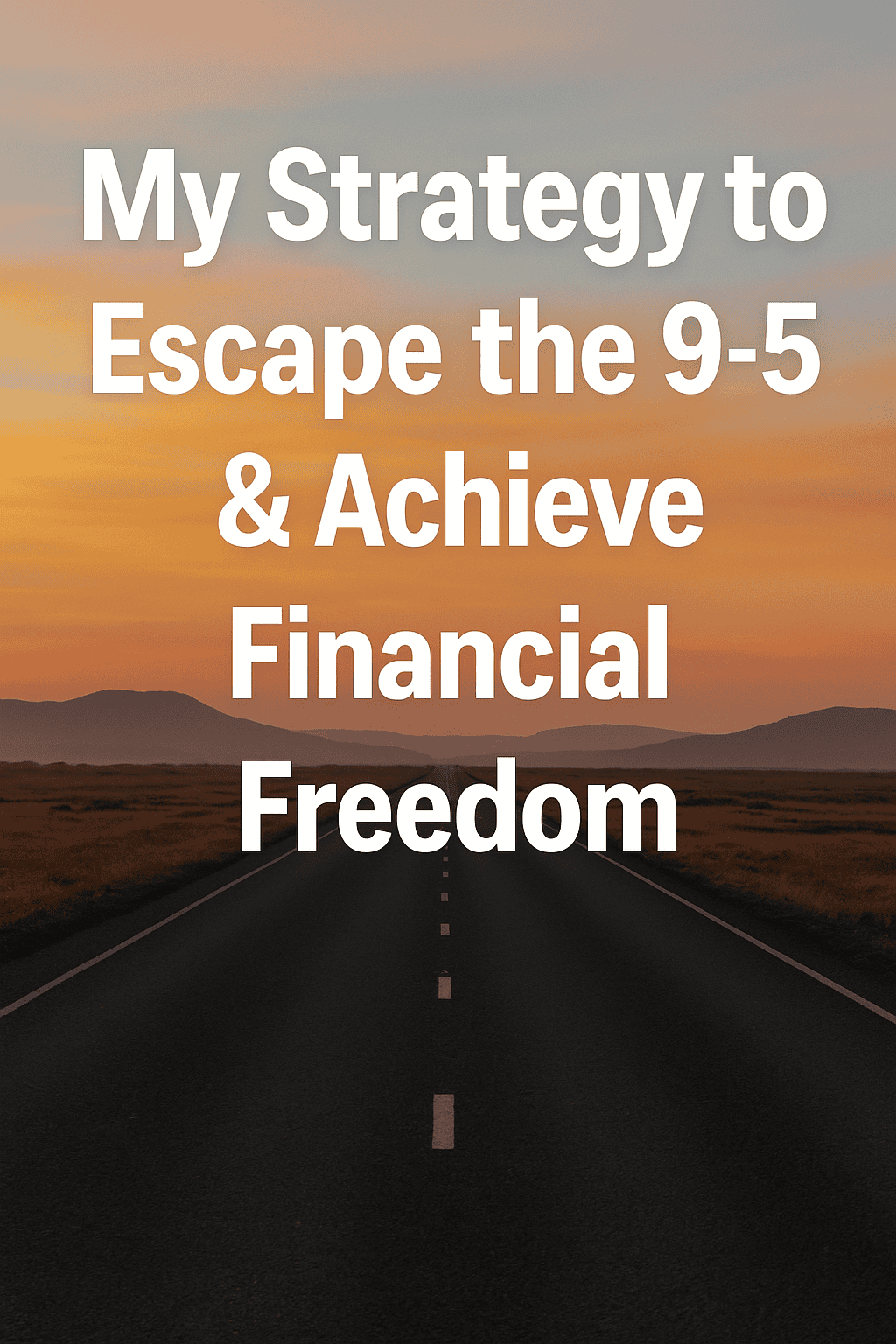 🧭 Financial Freedom Strategy – My Strategy to Escape the 9–5.