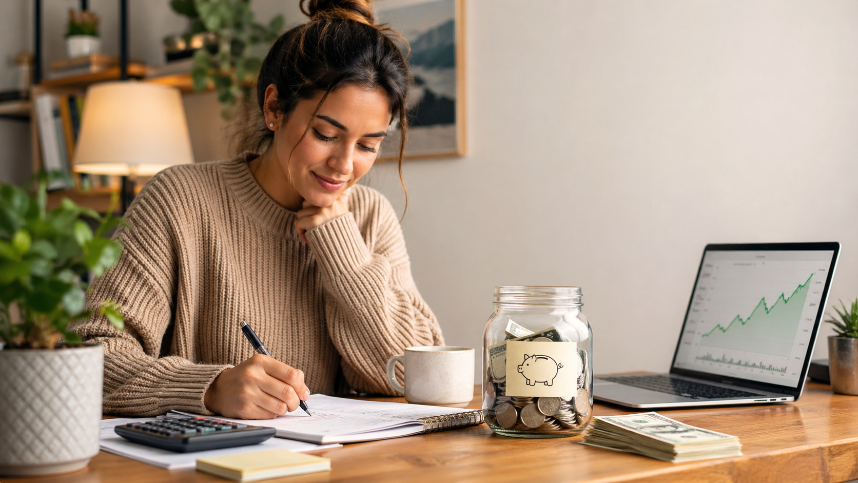 Person planning an emergency fund before investing more
